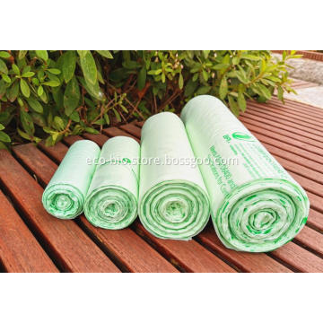 EN13432/BPI Certified Biodegradable Food Bin Bags